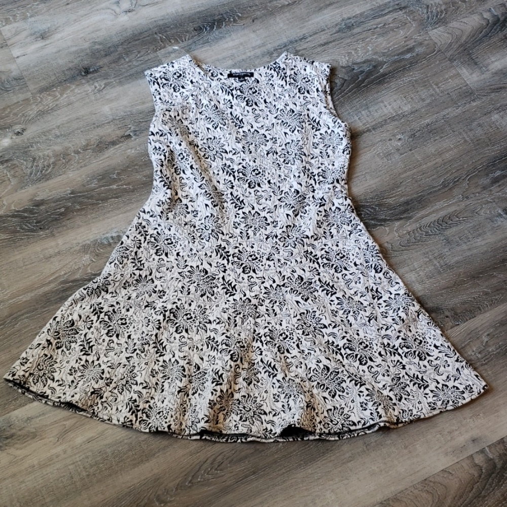 Stunning black and white fir and flare